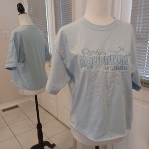 4/$40 Baby Blue Ripley's Aquarium Tee - Size Medium